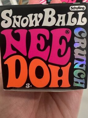 Schylling NeeDoh SnowBall Crunch – Super Fun Kids Stress Toy